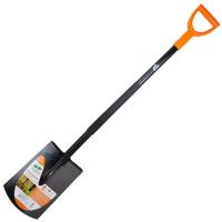 Лопата Flora штыковая прямоугольная с металлической ручкой 290x Фото