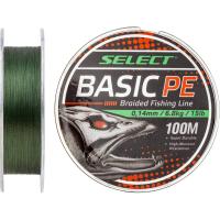 Шнур Select Basic PE 100m Dark Green 0.12mm 12lb/5.6kg Фото