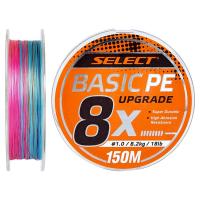 Шнур Select Basic PE 8x 150m Multi Color 0.8/0.12mm 14lb/6kg Фото