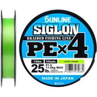 Шнур Sunline Siglon PE н4 150m 1.5/0.209mm 25lb/11.0kg Light Gr Фото