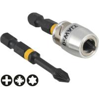 Набор бит DeWALT IMPACT TORSION, ударных, Pz2, L=50 мм, 2 шт.+магни Фото