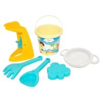 Игрушка для песка Tigres Summer 6 элементов с мельницей и термонаклейкой Фото