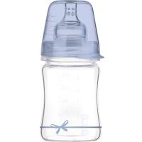Бутылочка для кормления Lovi Diamond Glass Baby Shower скляна 150 мл Блакитна Фото