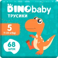 Підгузки Dino Baby Розмір 5 (11-25кг) (2 пачки по 34 шт) 68 шт Фото