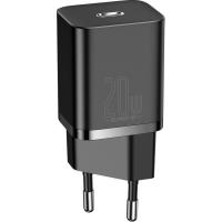 Зарядное устройство Baseus Super Si 1C 20W With Cable Type-C/iP Black Фото