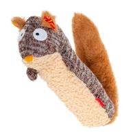 Іграшка для собак Collar GiGwi Plush Білка з пищалкою 29 см Фото