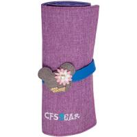 Пенал Cool For School Bear женский 1 отделение Фиолетовый Фото
