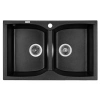 Мийка кухонна GRANADO CORDOBA black shine Фото