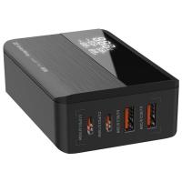 Зарядний пристрій ColorWay Power Delivery GaN (2USB-A + 2USB TYPE-C) (100W) b Фото