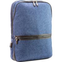 Рюкзак шкільний Optima 17,5"17.5" USB Techno чоловічий 0.7 кг 6-15 л Сині Фото