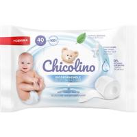 Туалетная бумага Chicolino Биоразлагаемая влажная для детей и взрослых 40 шт. Фото