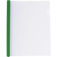 Папка-скоросшиватель Economix А4 с планкой-зажимом 10 мм (2-65 листов), зеленая Фото