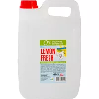 Засіб для ручного миття посуду Lemon Fresh Прозорий 5 л Фото