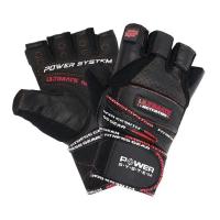 Перчатки для фитнеса Power System Ultimate Motivation PS-2810 Black Red Line L Фото