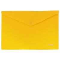 Папка - конверт Economix А4 180 мкм, непрозора, фактура "помаранч", жовта Фото