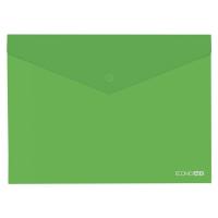 Папка - конверт Economix В5 180 мкм прозора, фактура "глянець", зелена Фото