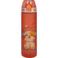 Поильник-непроливайка Cool For School Cat Vibes, 750 мл, розовая Фото