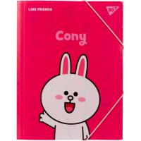 Папка на резинках Yes A4 Line Friends Cony Фото