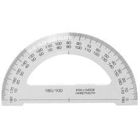 Линейка Koh-i-Noor Транспортир 180/100, бесцветный Фото
