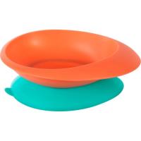 Тарелка детская Baboo Ufo з основою-присоскою, від 6 місяців (персик) Фото