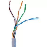 Кабель мережевий GEAR UTP 305м, cat.5e, CU, 4*2*0,51, PVC, indoor, grey Фото