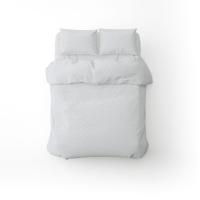 Постельное белье Home Line Звезды разные серо-голубой бязь полуторный Фото