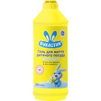 Средство для ручного мытья посуды Вухастик Для детской посуды С ромашкой и алоэ 500 мл Фото