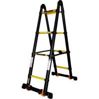 Драбина GTM трансформер телескопічна 2*4сх 0,9-3,4м анодований Фото