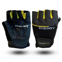 Рукавички для фітнесу PowerPlay 9058 Energy чорно-жовті L Фото