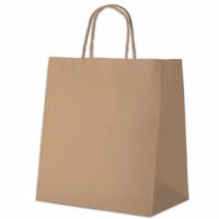 Подарочный пакет Куверт 90 Ecobag бумажный, 30,5х17х34 см коричневый Фото