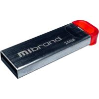 USB флеш накопичувач Mibrand 16GB Falcon Silver-Red USB 2.0 Фото