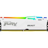Модуль пам'яті для комп'ютера Kingston Fury (ex.HyperX) DDR5 32GB 5600 MHz Beast White RGB Фото