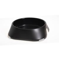 Посуда для собак Fiboo Миска без антиковзких накладок M чорна Фото