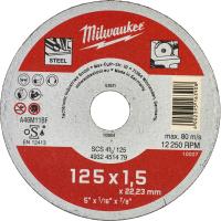 Круг отрезной Milwaukee по металу SCS 41/125х1.5, 125 мм Фото