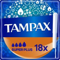 Тампони Tampax Super Plus з аплікатором 18 шт. Фото
