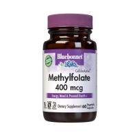 Витамин Bluebonnet Nutrition Метилфолат (B9) 400мкг, Cellular Active, Methylfol Фото