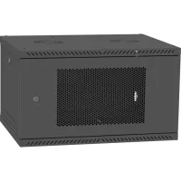 Шафа настінна Ipcom 6U, 600*600, перфоровані дверцята, RAL9005 Фото