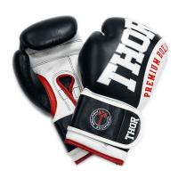 Боксерські рукавички Thor Shark PU-шкіра 10oz Чорні Фото