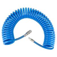 Пневматический шланг Sigma спиральный полиуретановый (PU) 10м 8x12мм Фото