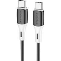 Дата кабель BOROFONE USB-C to USB-C 1.0m BX79 3A Black Фото