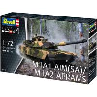 Сборная модель Revell Танк Абрамс M1A1 AIM(SA)/ M1A2 рівень 4 масштаб 17 Фото