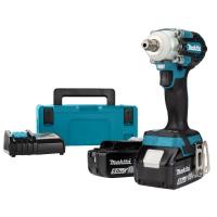 Гайковерт Makita LXT, 18V, 2x5Ah, DC18RC, Makpac, 300 Нм, 1/2" Фото