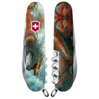 Нож Victorinox Huntsman Zodiac 91 мм Бойовий дракон Фото