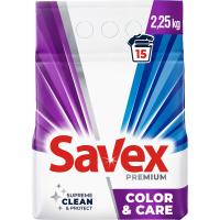 Пральний порошок Savex Premium Color & Care 2.25 кг Фото