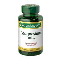 Мінерали Nature's Bounty Магній, 400 мг, Magnesium, 75 гелевих капсул Фото