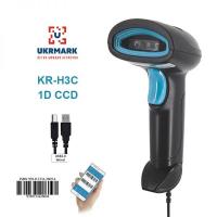 Сканер штрих-кода UKRMARK KR-H3C-S USB, stand Фото