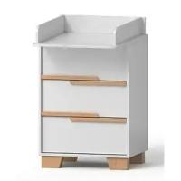 Комод-пеленатор Angelo Loft 60 см бело-буковый 60х51х90 Фото
