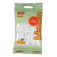 Набор для творчества Hama БИО белые бусины, 1000 шт термомозаика Фото