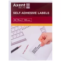 Етикетка самоклеюча Axent 105x42,43 (14 на листі) с/кл (100 листів) Фото