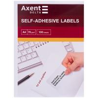 Етикетка самоклеюча Axent 70x25,4 (33 на листі) с/кл (100 листів) Фото